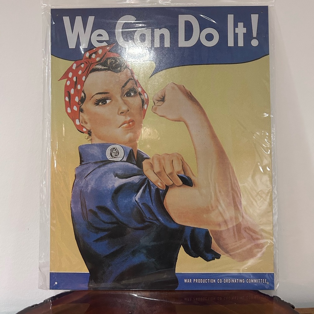 Rosie the Riveter sign